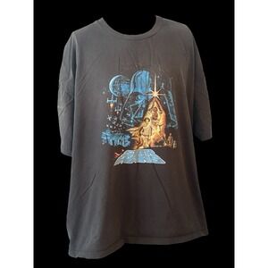 Star Wars Mens 2XL Black  T-Shirt Darth Vader